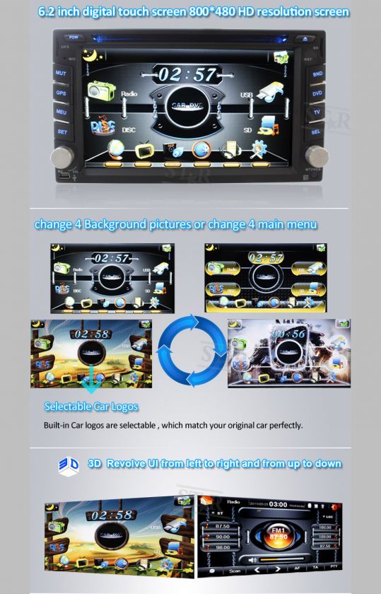 In Dash Car DVD Player Radio Video Unit GPS/NAV For TOYOTA CAMRY 