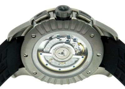 New Mens Perrelet A5003/1 Titanium Automatic Chronograph Date Watch 