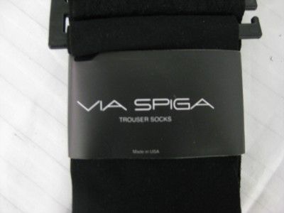 NIP VIA SPIGA Trouser Socks SZ 9 11 3Pair  