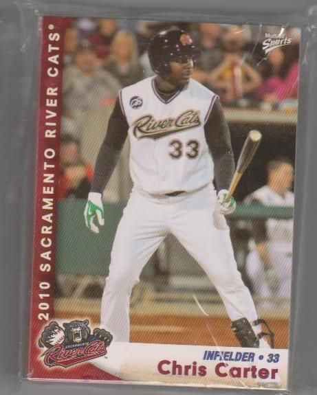 COMPLETE 2010 SACRAMENTO RIVER CATS TEAM SET MINOR LGE  