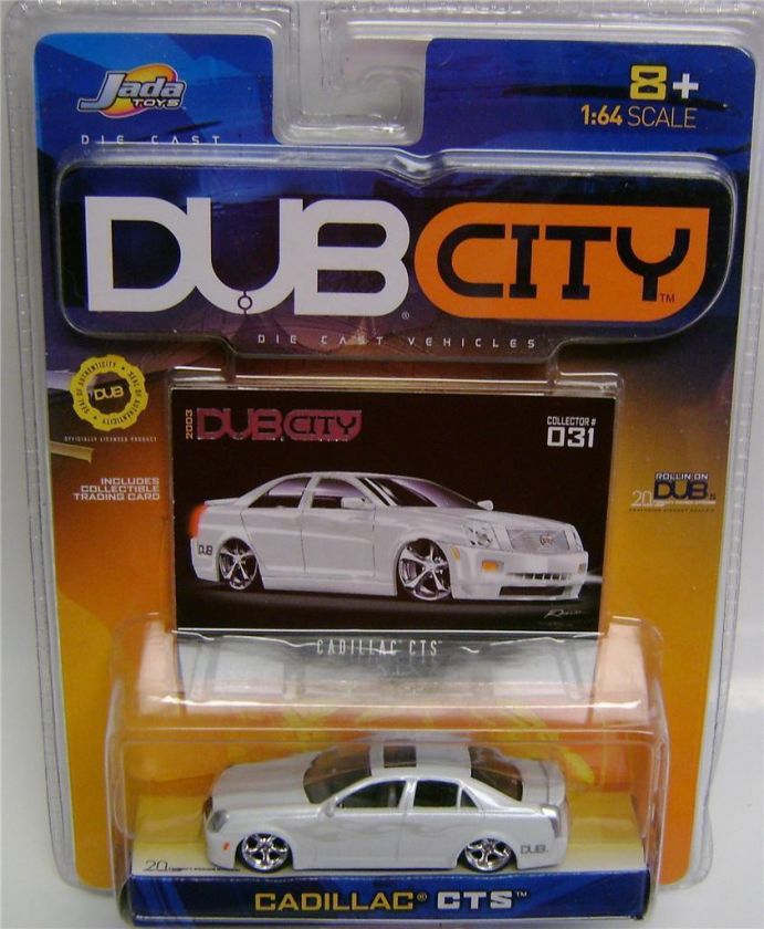 CADILLAC CTS PEARL WHITE DUB CITY JADA DIECAST 164  