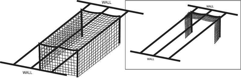 Batting Tunnel Indoor Suspension Kit  