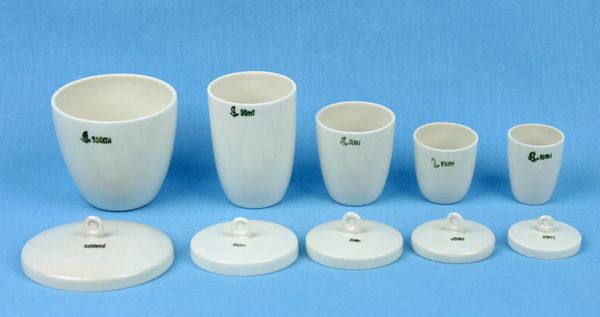 50 mL PORCELAIN CRUCIBLE with LID  