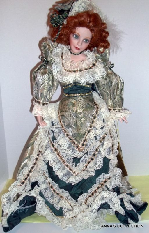 FRANKLIN HEIRLOOM MUSICAL DOLL MAUREEN FROM IRELAND  