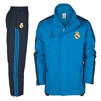 ADIDAS REAL MADRID UEFA PRESENTATION TRACKSUIT 2011 12 MENS 100% 