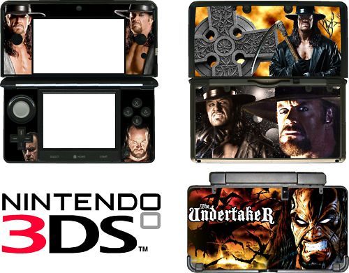 Nintendo 3DS WWE UNDERTAKER Vinyl Skin Decal Sticker  