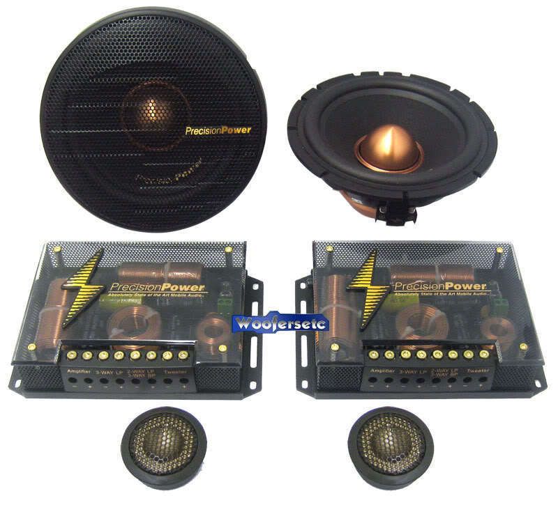 PC2.65C PRECISION POWER 6.5 PPI COMPONENT SPEAKERS MIDS TWEETERS 