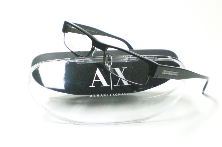 ARMANI EXCHANGE AX 142 BLACK 65Z AUTH EYEGLASSES 52  