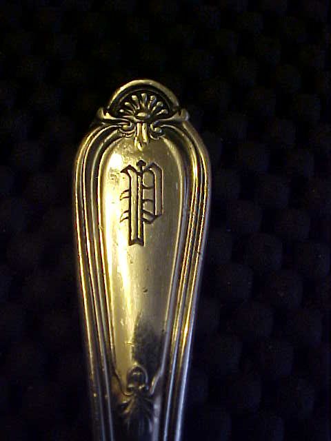 Vintage Palmer House Hotel Chicago Reed Barton Mono Spoon 6 Silver 