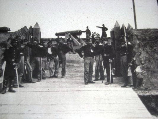 CIVIL WAR SLIDE Draw Bridge, Big Gun  