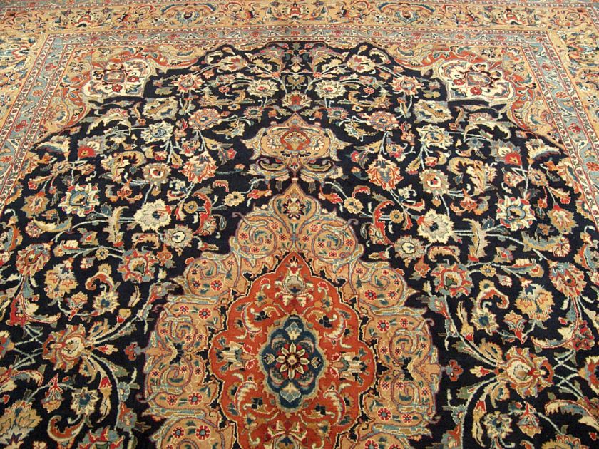 10x13 Beautiful Handmade Very Soft Wool Persian Mahajran Rug Excellent 