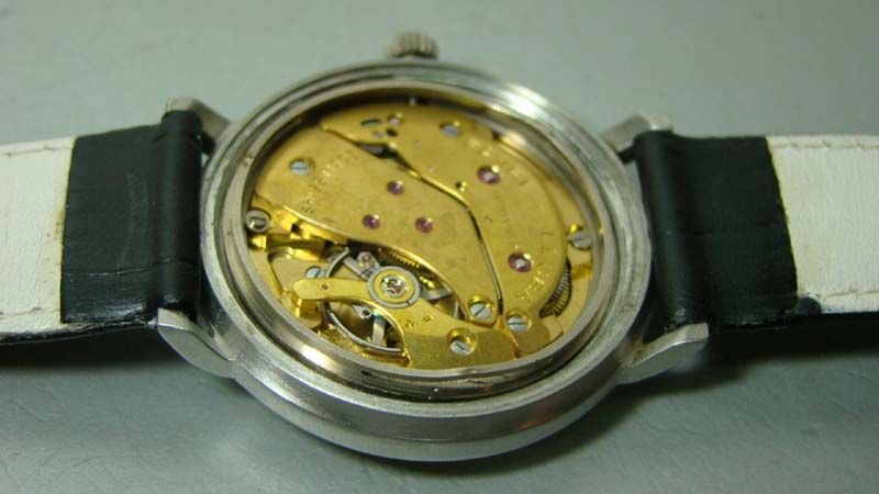 VINTAGE FAVRE LEUBA GENEVE SEACHIEF WINDING MENS WRIST WATCH OLD USED 