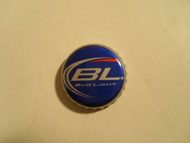 100 Unscrewed Bud Light Bottle Caps  