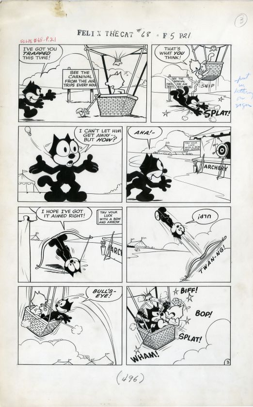 JOE ORIOLO   FELIX THE CAT #2 COMPLETE 15 PG STORY ART  