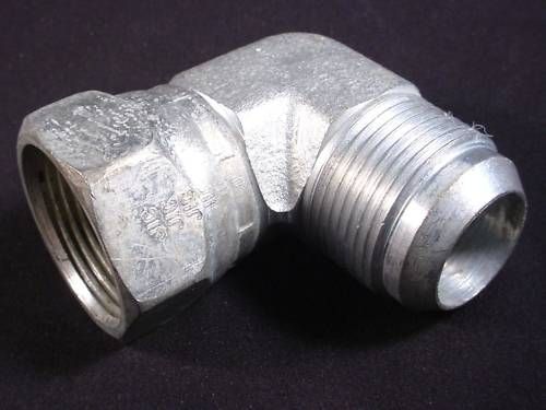 HYDRAULIC ELBOW 90 ADAPTER FITTING 1 X 1 JIC 37 FLAIR  