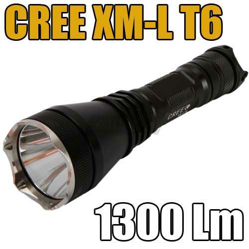 BeamTech BT 950L CREE XM L T6 LED Flashlight 1300Lm 18650 Stain  