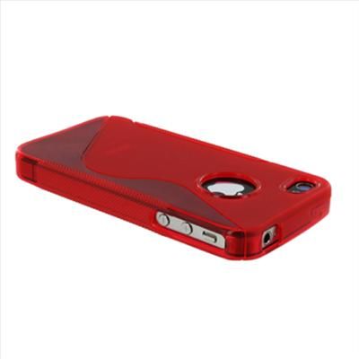   Grip Gel Silicone TPU Case Cover Skin for Apple Iphone 4S 4G  