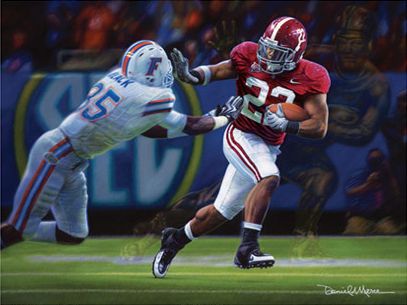 Alabama Daniel Moore The Heisman Spirit LE print Ingram  