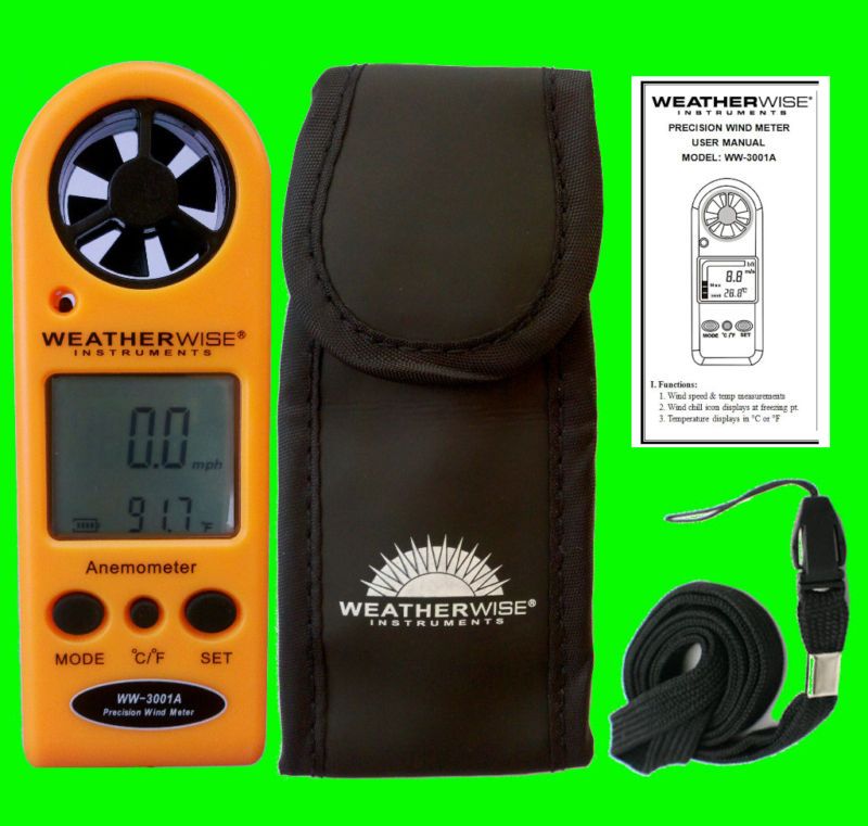 NEW HANDHELD WIND ANOMOMETER ANAMOMETER ANNEMOMETER  