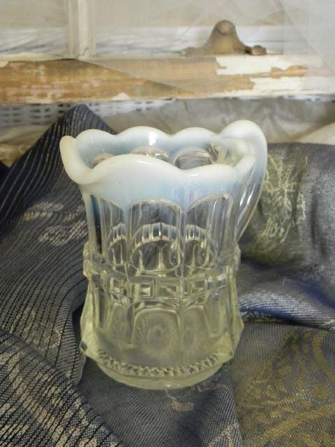 Northwood Regal French Opalescent Syrup Pitcher  