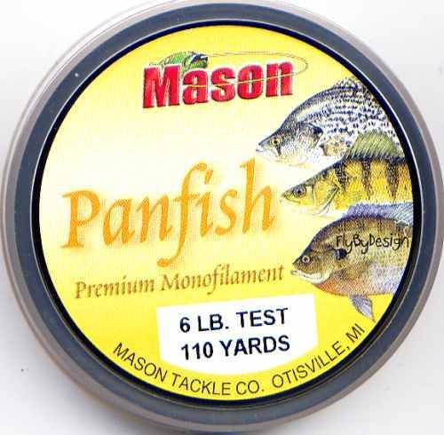 Mason Premium 6 Lb Monofilament Panfish Fishing Line  