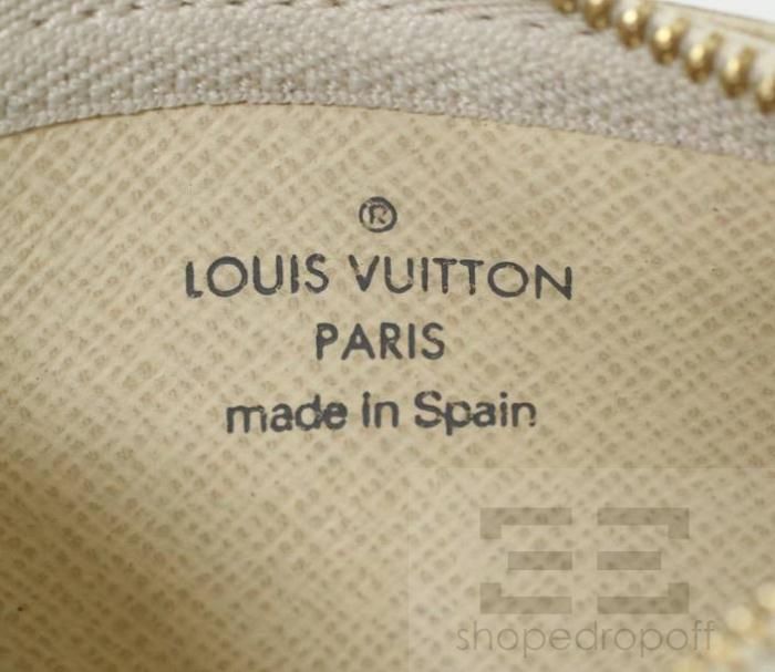 Louis Vuitton Damier Azur Canvas Key Pouch  