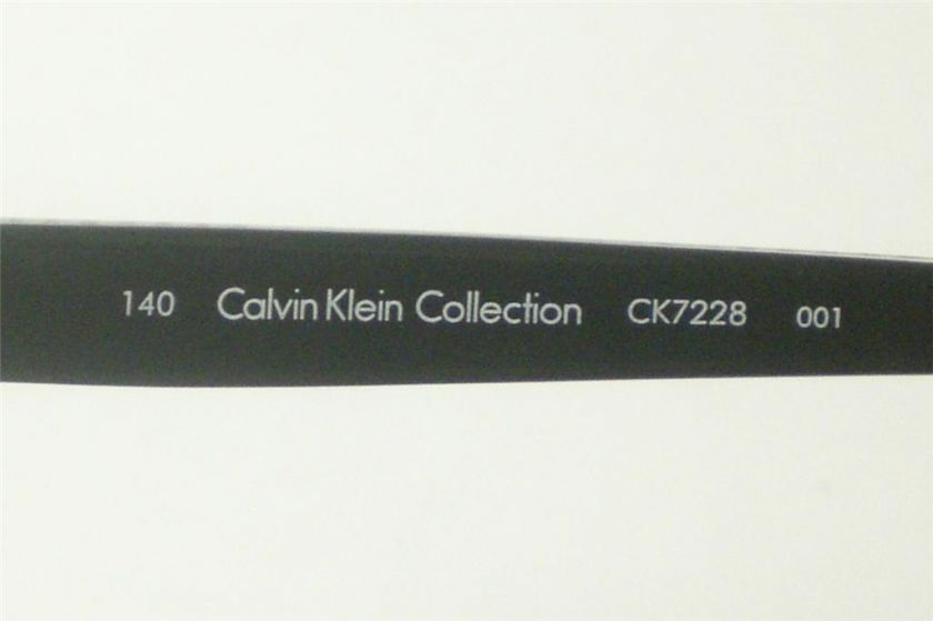 CALVIN KLEIN CK7228 CK 7228 BLACK 001 EYEGLASSES S. 52  