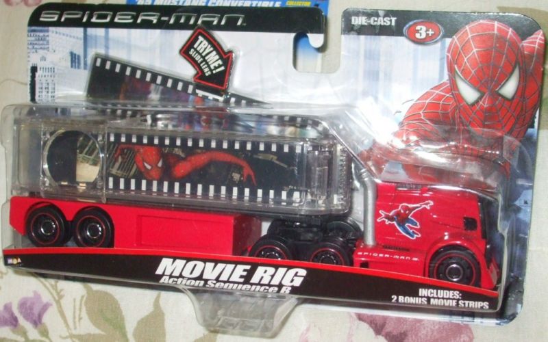 2006 MGA SPIDER MAN 7 INCH SEMI MOVIE RIG ACTION SEQUE  