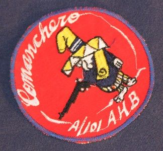 101st Airborne Comanchero Attack Helicopter Gunship Patch * c.1970 