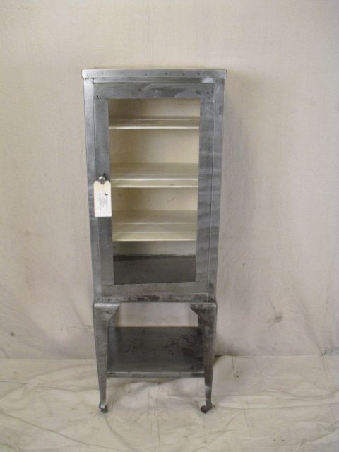 Rolling Industrial Metal Dental Cabinet (0360)*  