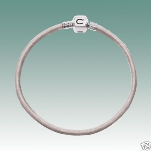   Chamilia Bracelet Pink Champagne Metallic Leather 7.1in/18cm 1030 0093