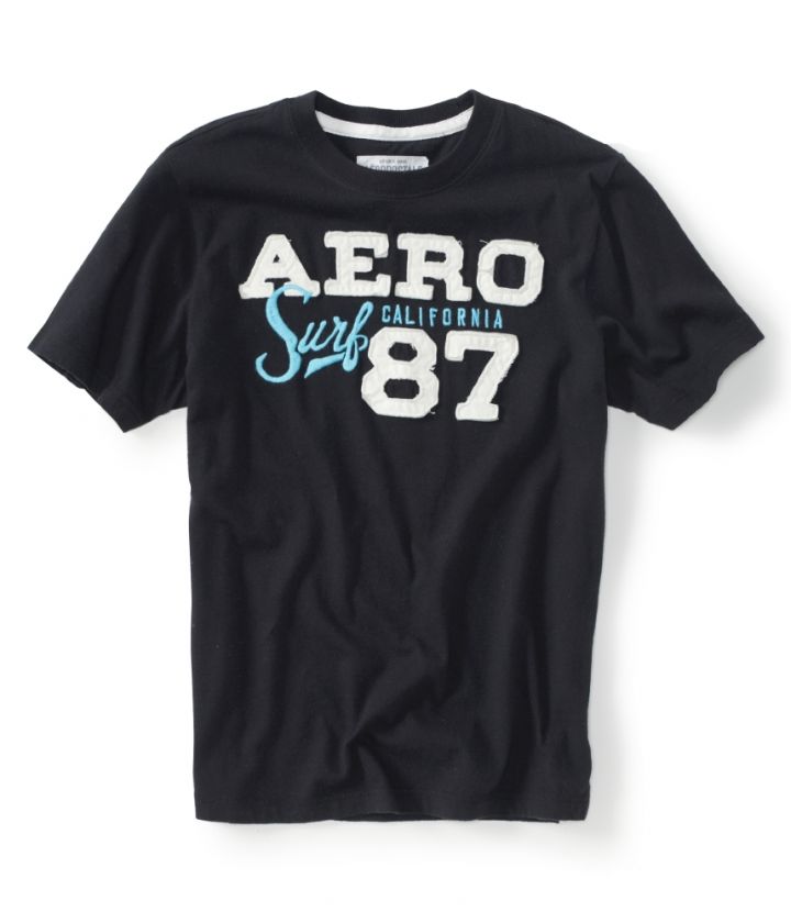 aeropostale mens aero 87 surf graphic t shirt  