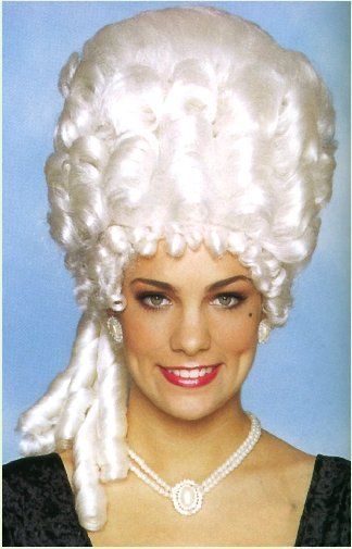 Costumes Wigs Marie Antoinette Platinum Costume Wig  