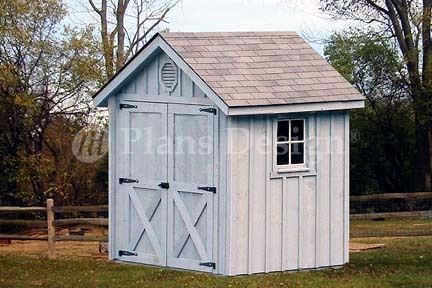 Playhouse / Garden Shed Gable Shed Plans 80606  