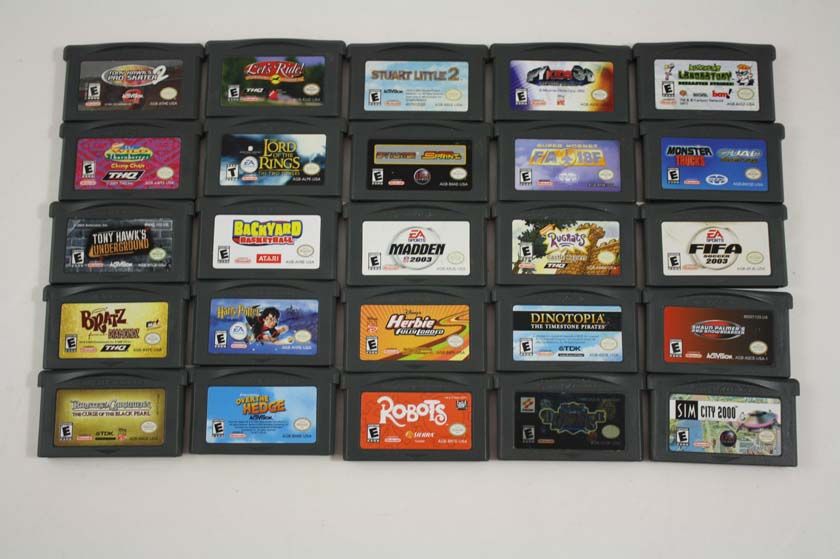 Game Boy Advance Lot of 25 original Game Boy Advance Games  