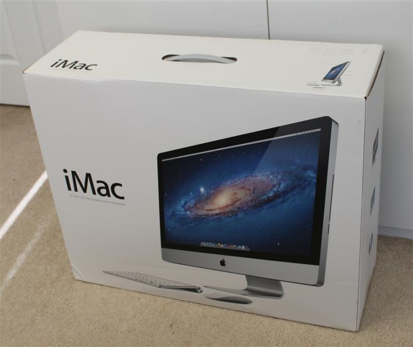 Apple iMac 27 Desktop Empty Box & foam inserts 885909446070  