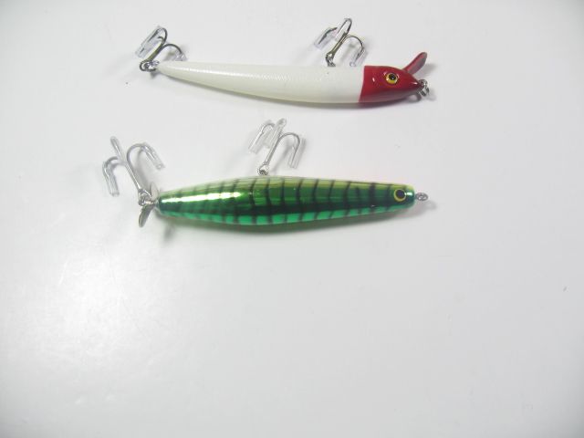 VINTAGE BAGLEY FLORIDA FISHING LURES SPINNER 007 TOP GUN  