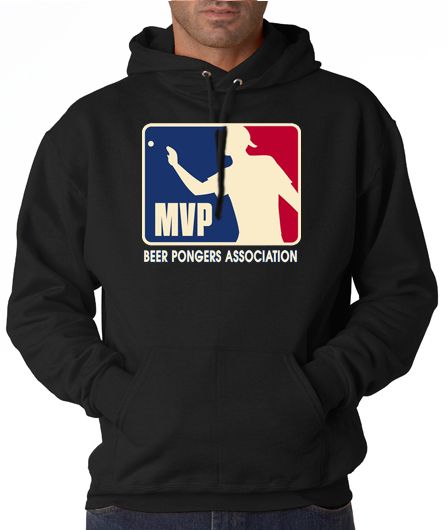 Beer Pong MVP Association Logo 50/50 Pullover Hoodie  