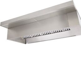 12 Restaurant Vent Hood System with Fans & Curbs  