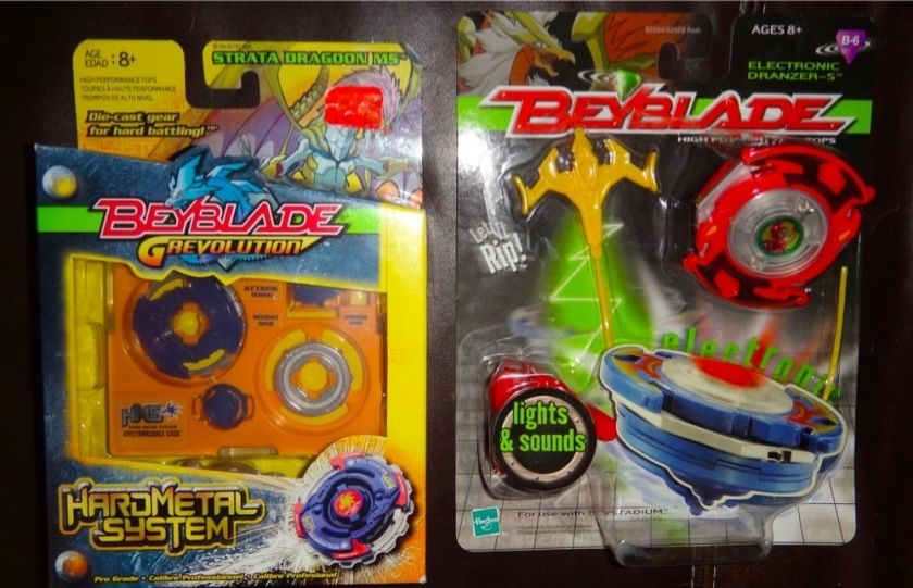 Beyblade Set * STRATA DRAGOON MS & ELECTRONIC DRANZER S * new * VHTF 