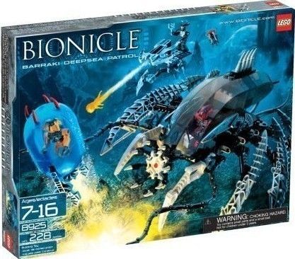 8925 BARRAKI DEEPSEA PATROL lego bionicle NEW sealed  