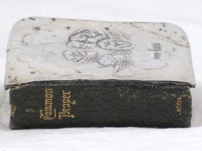   Silver Angel Decorated Pocket Book of Common Prayer dated 1909  