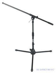 NEW* On Stage MS7411B Short Tripod Boom Mic Stand  