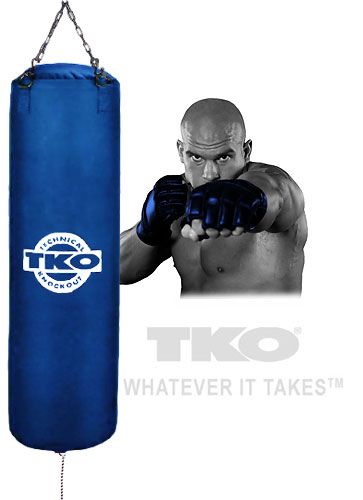 TKO 50lb. Blue Canvas Heavy Bag 502C RB 50  