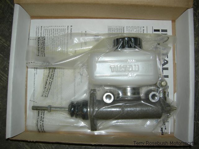 New Tilton 1 Bore Brake Master Cylinder with Reservoir  