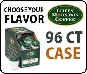 Green Mountain Coffee Keurig K Cups 96 Count ANY FLAVOR  