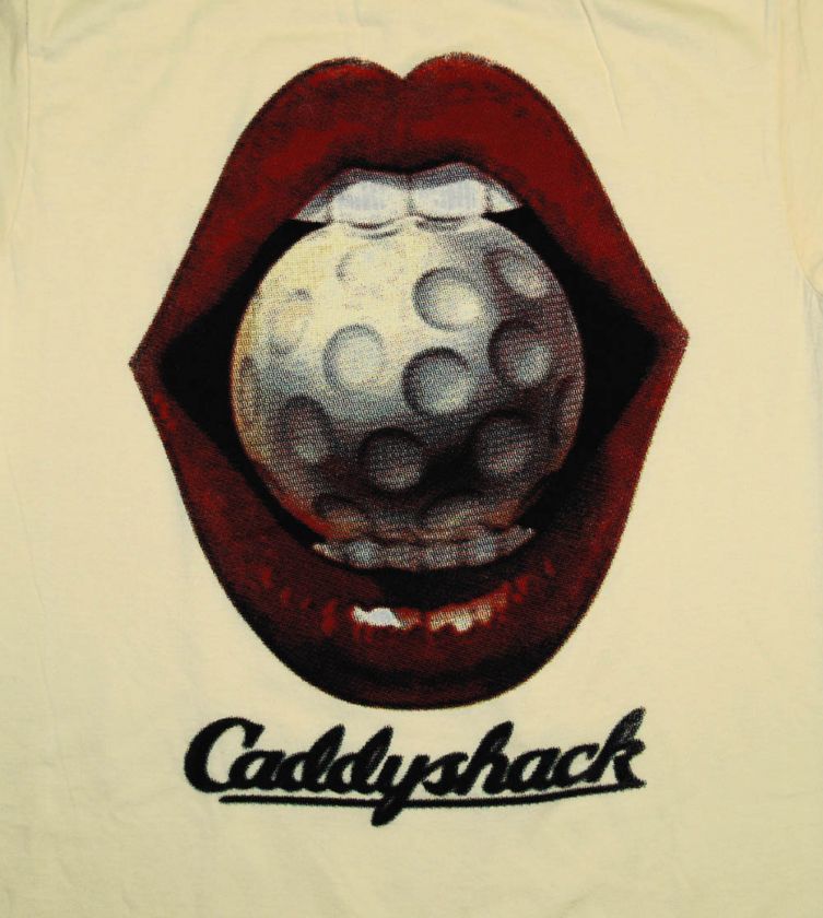 Caddyshack Logo Lips Poster Movie T Shirt Tee  