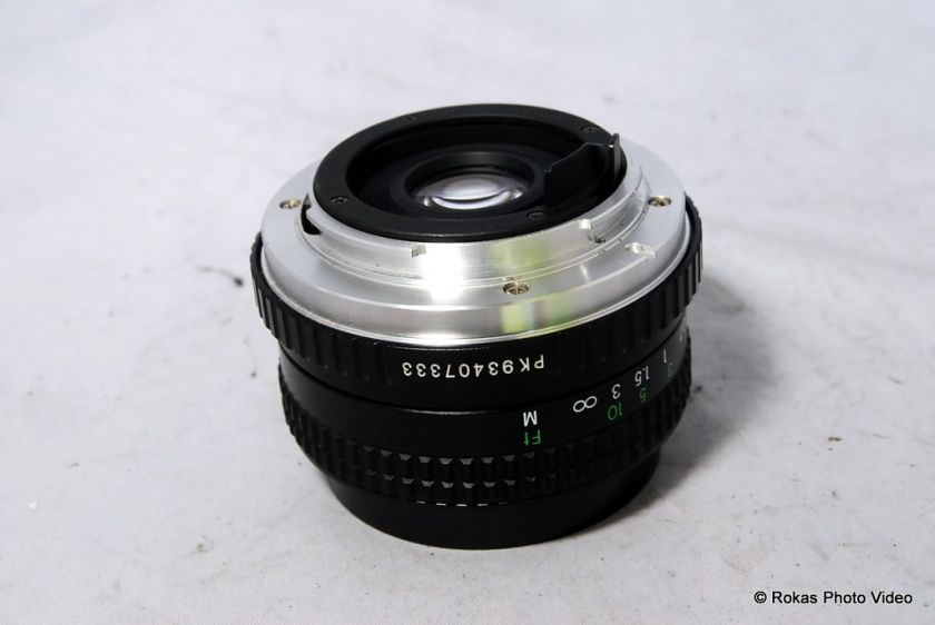 Rokinon MC 28mm f2.8 Lens PK for Pentax K manual focus wide angle 