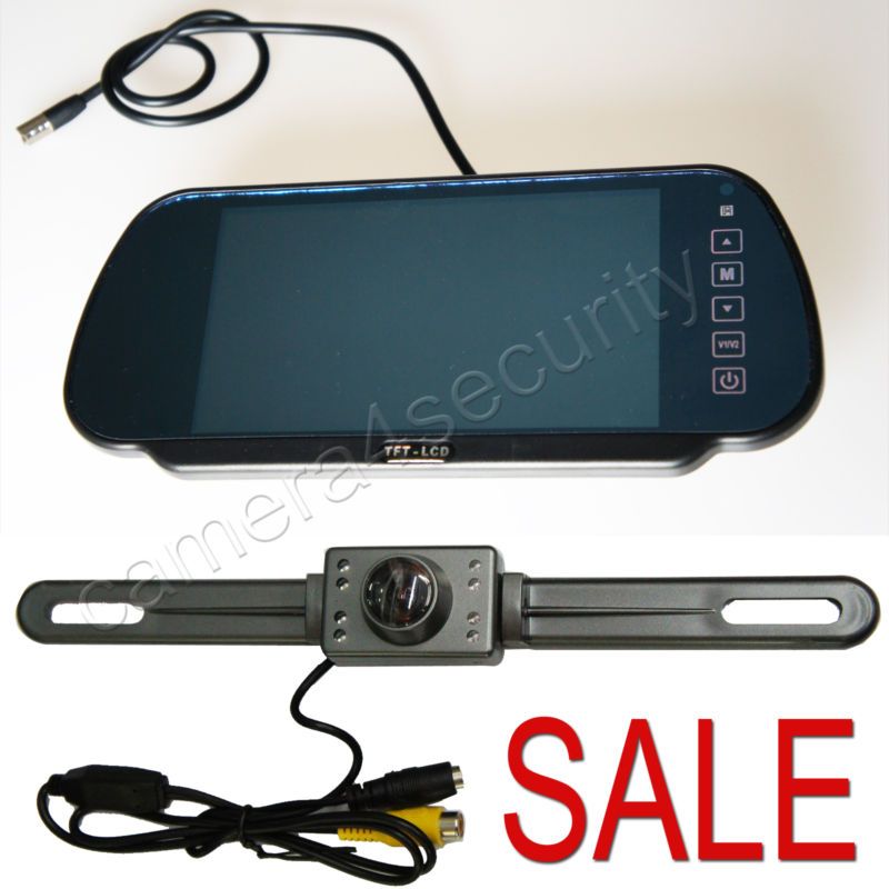 CAR REAR VIEW VEHICLE VIDEO CAMERA 7 TFT LCD MONITOR  