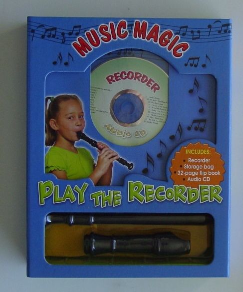 MUSIC RECORDER Kit + CD/Storage Bag & Instructions L@@K  